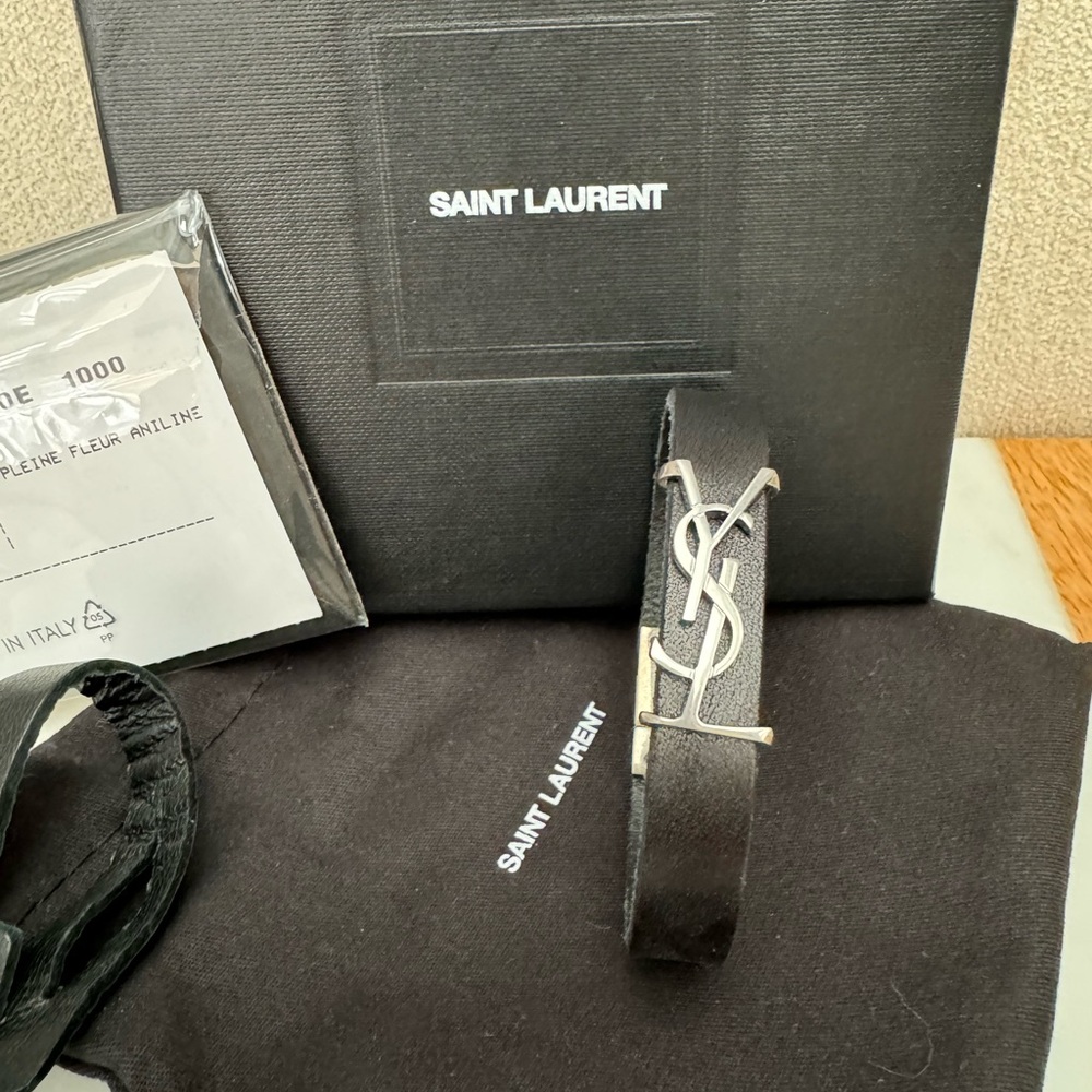 Yves Saint Laurent Black Bracelet
